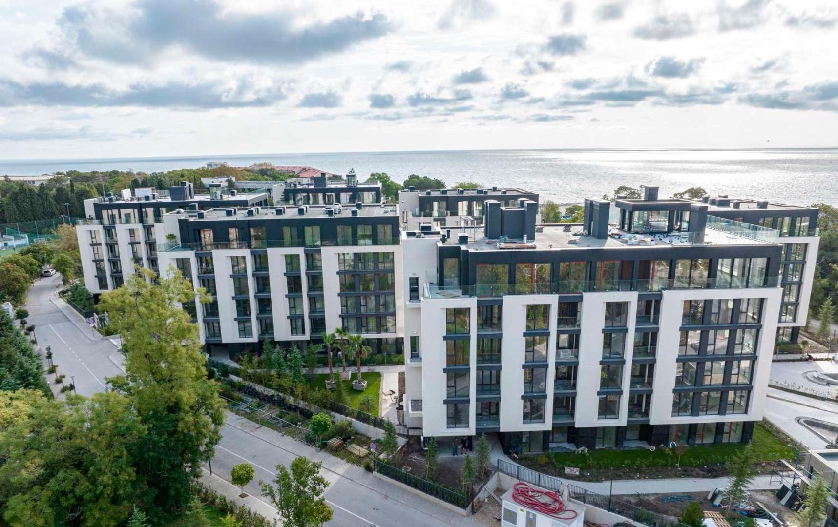 Sea Flats With Parking And Pool In Azur Residence Άγιος Κωνσταντίνος και Ελένη Εξωτερικό φωτογραφία